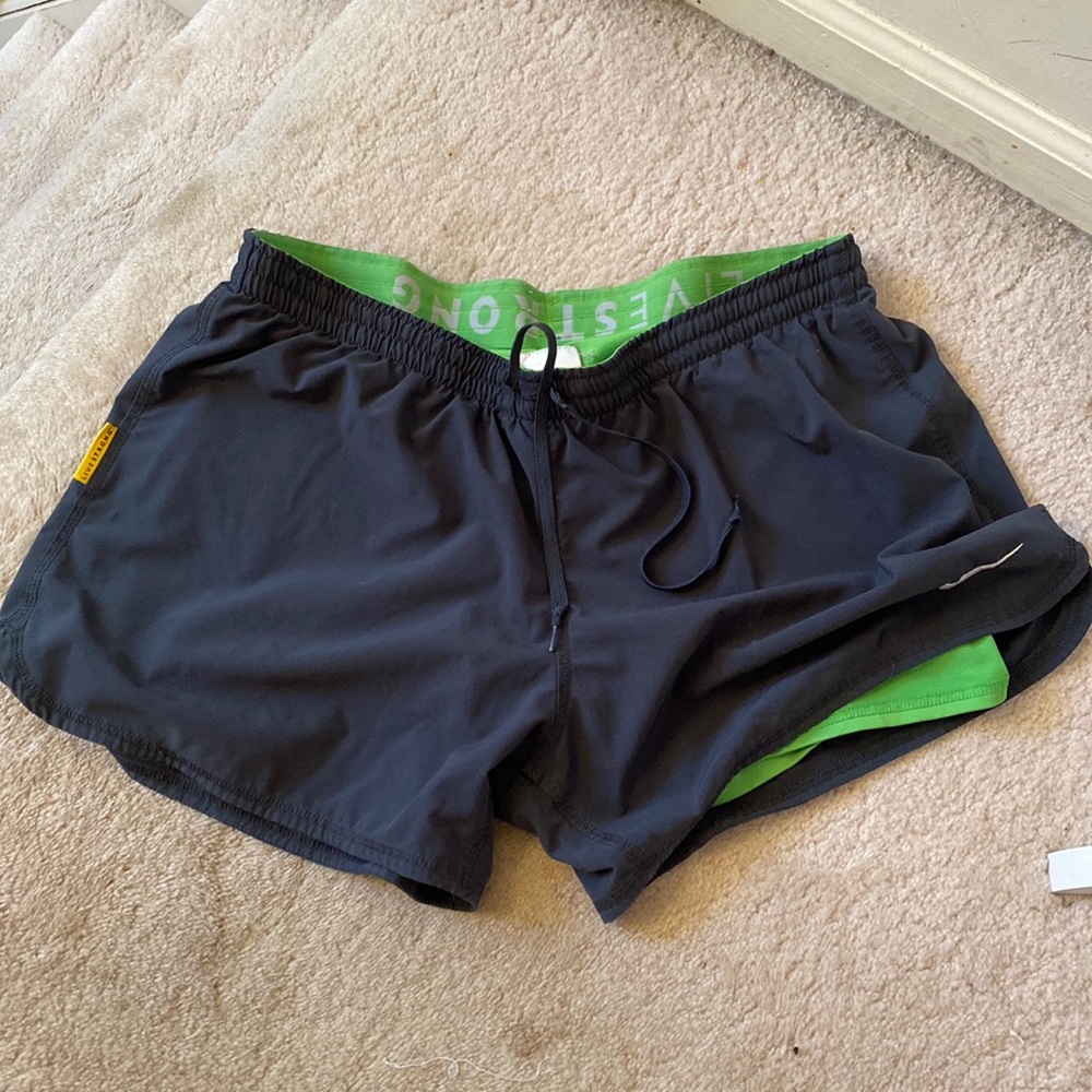 💕Grey and Lime Green Nike Shorts